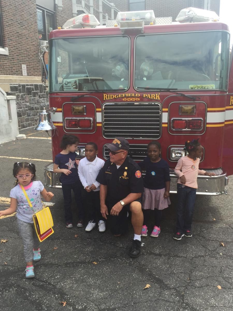 Fire Truck and Children