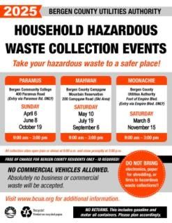 2025 Household Hazardous Waste Collection Events